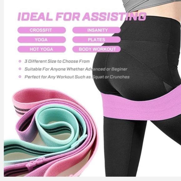 Booty Bands Set, resistance bands fitness - Picture 9 of 9